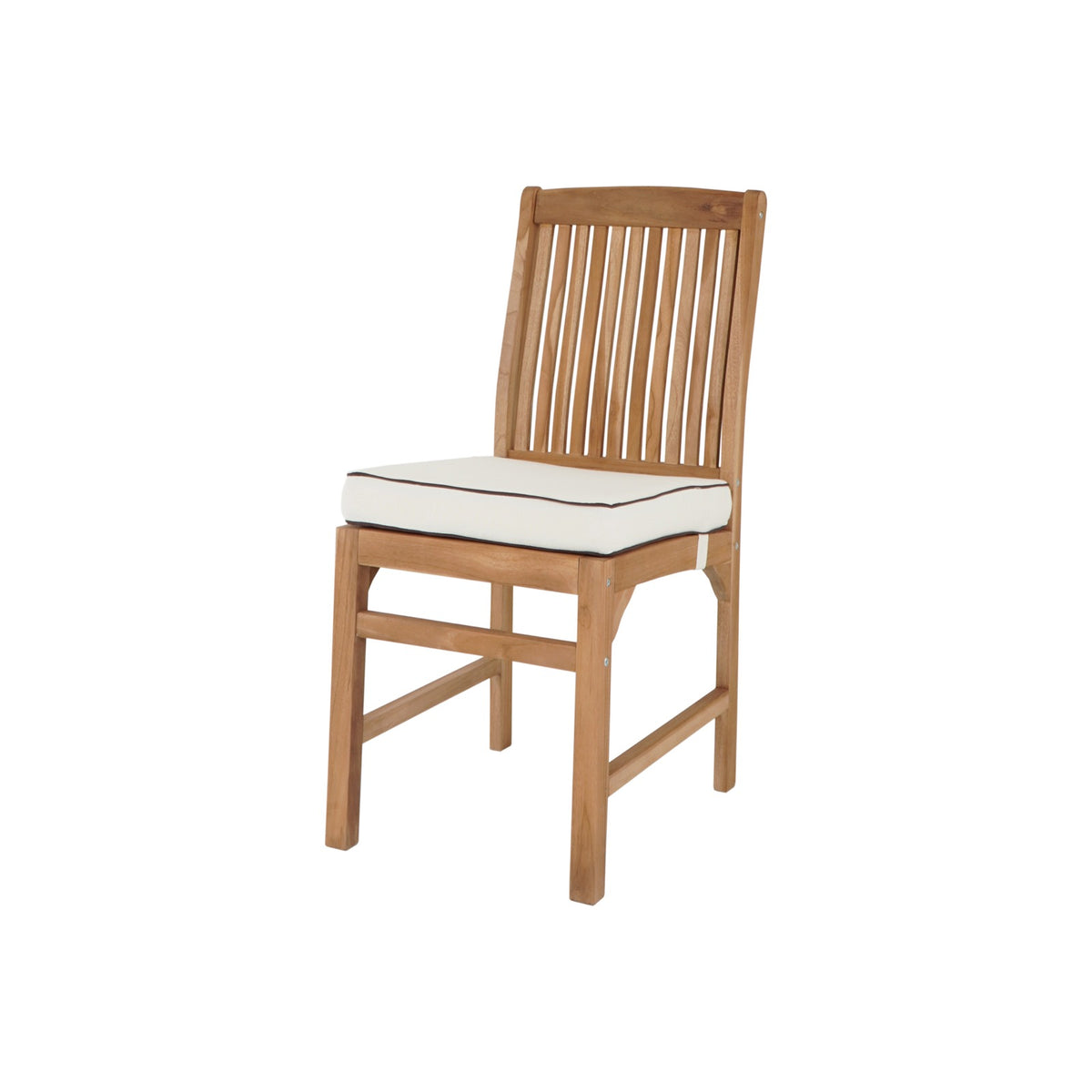 Teak dining chair – Steven, natural natural materials in boho style