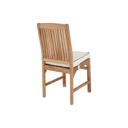 Teak dining chair Steven – boho furniture, handwoven and handmade in Bali