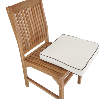 Teak dining chair – Steven, natural natural materials in boho style