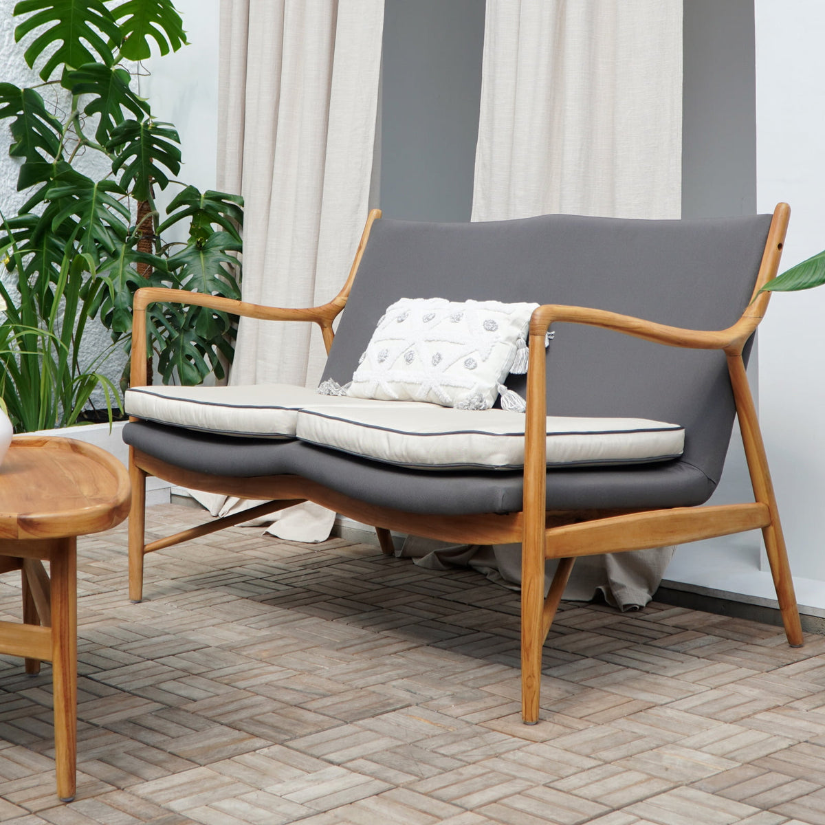 Holte living set, boho furniture handmade by Balinese artisans