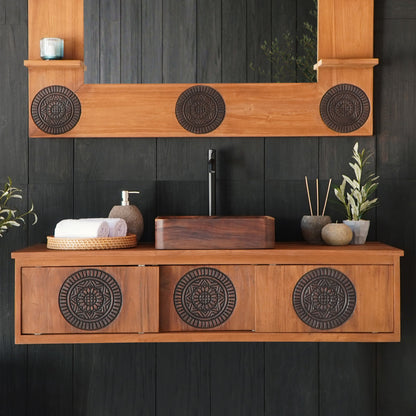 The Anita Bathroom buffet – natural materials, boho furniture handmade in Bali