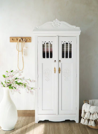 Sander Cabinet With Four Shelve, Key And Holder Inside