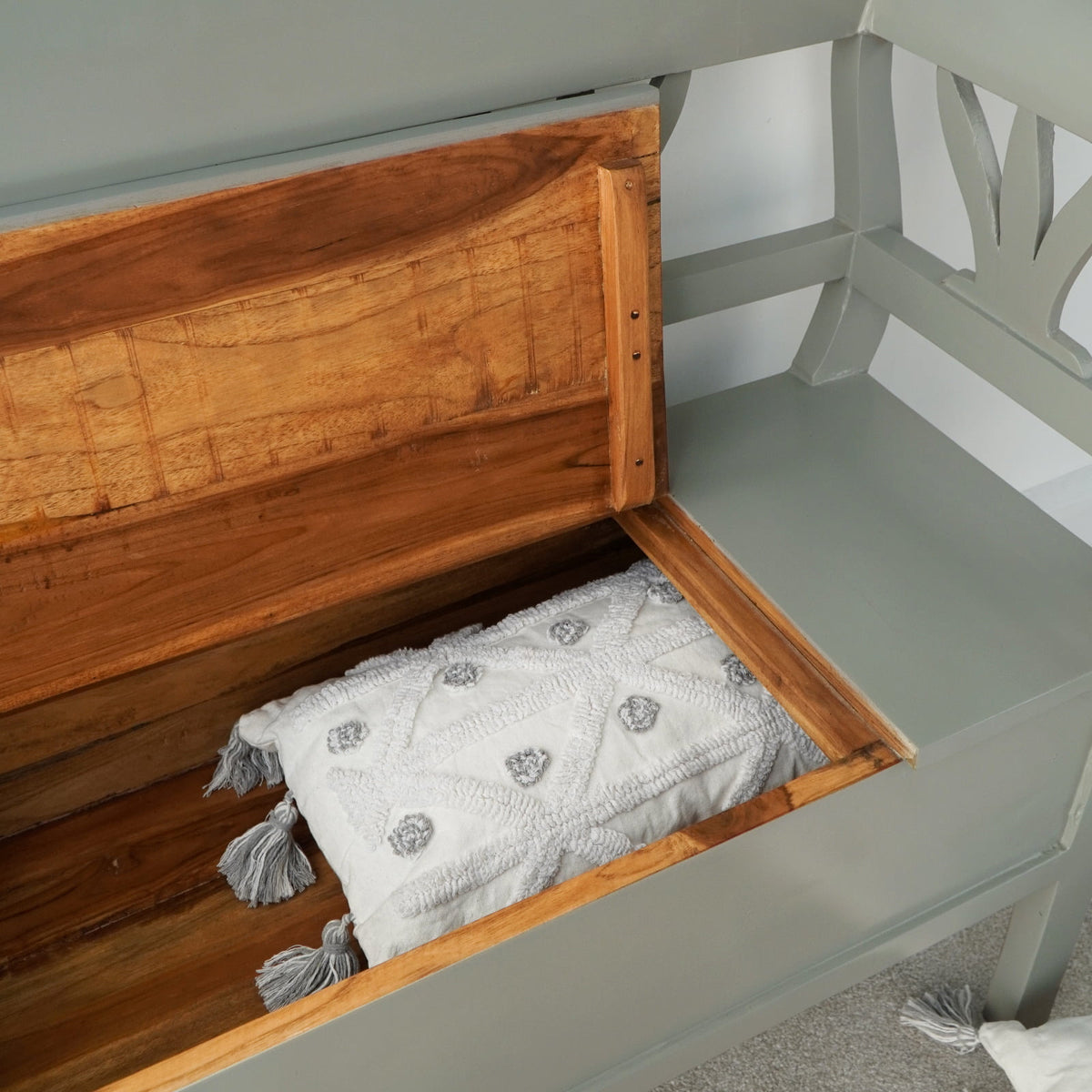 Sander Bench With Storage Seat