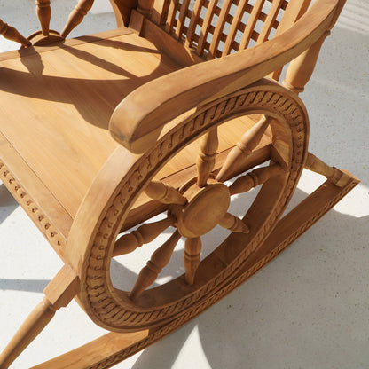 Papa Rocking Chair With Wheels