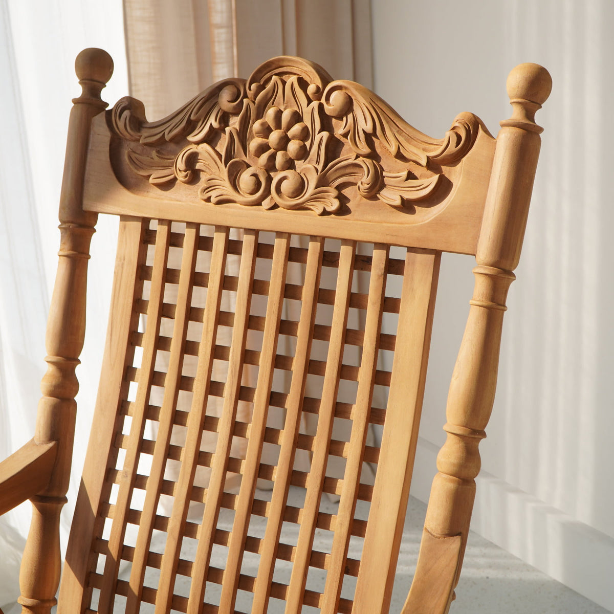 Papa Rocking Chair With Wheels