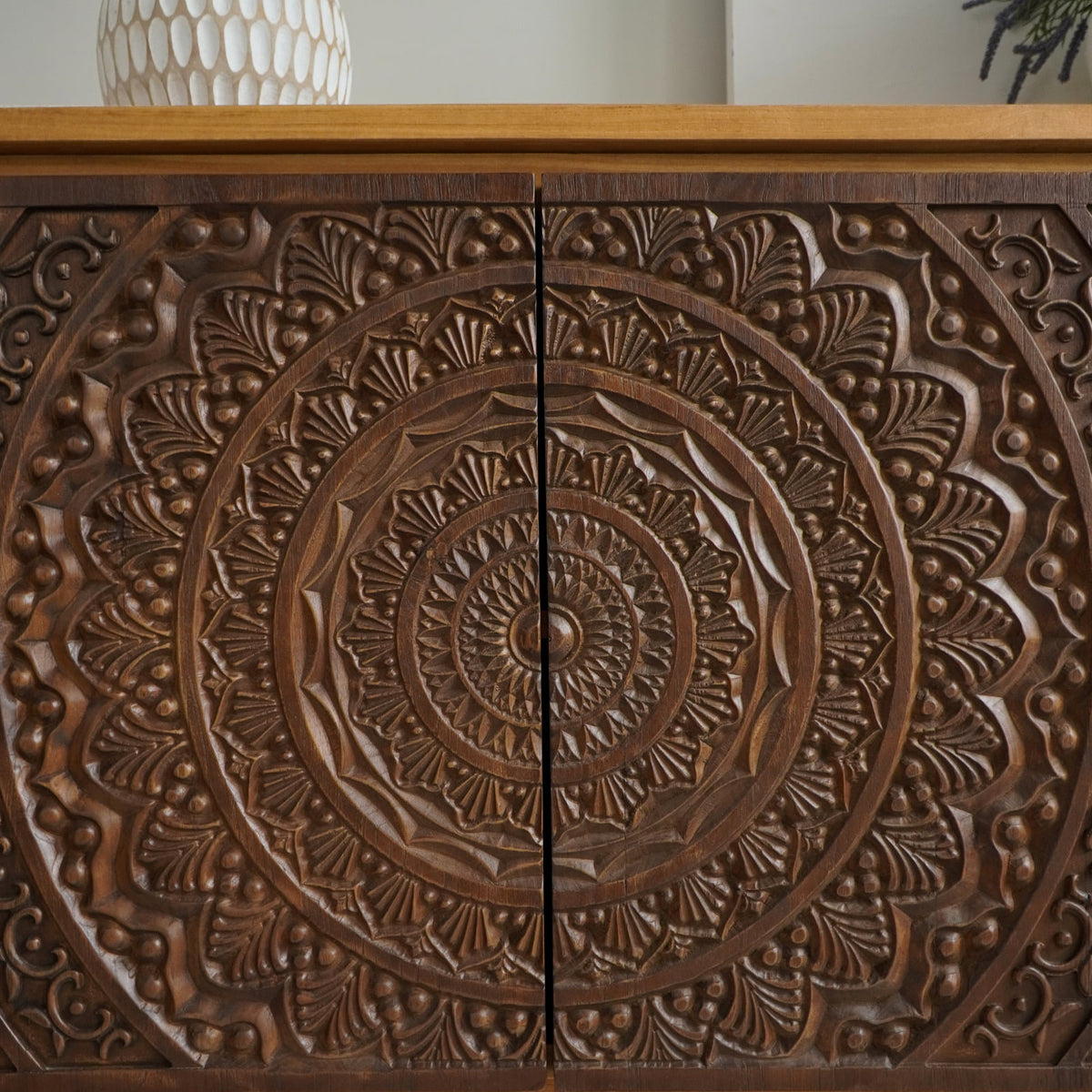 teak cabinet Ternate Buffet – boho decor handcrafted in Bali by BaliSouk (view 2)