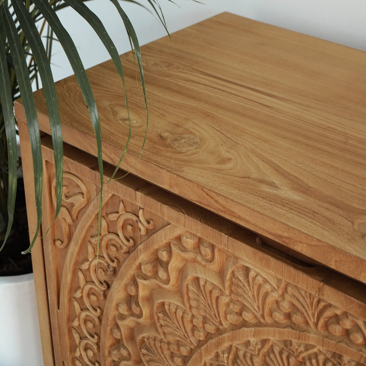 teak cabinet Ternate Buffet – boho decor handcrafted in Bali by BaliSouk (view 5)