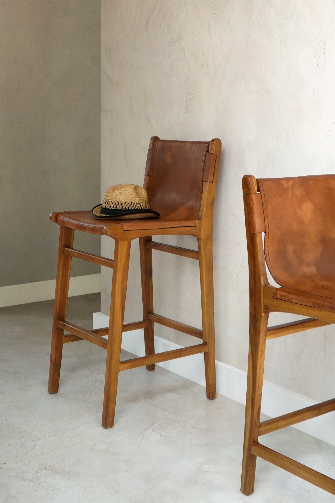 Katjia Bar Chair Natural Frame