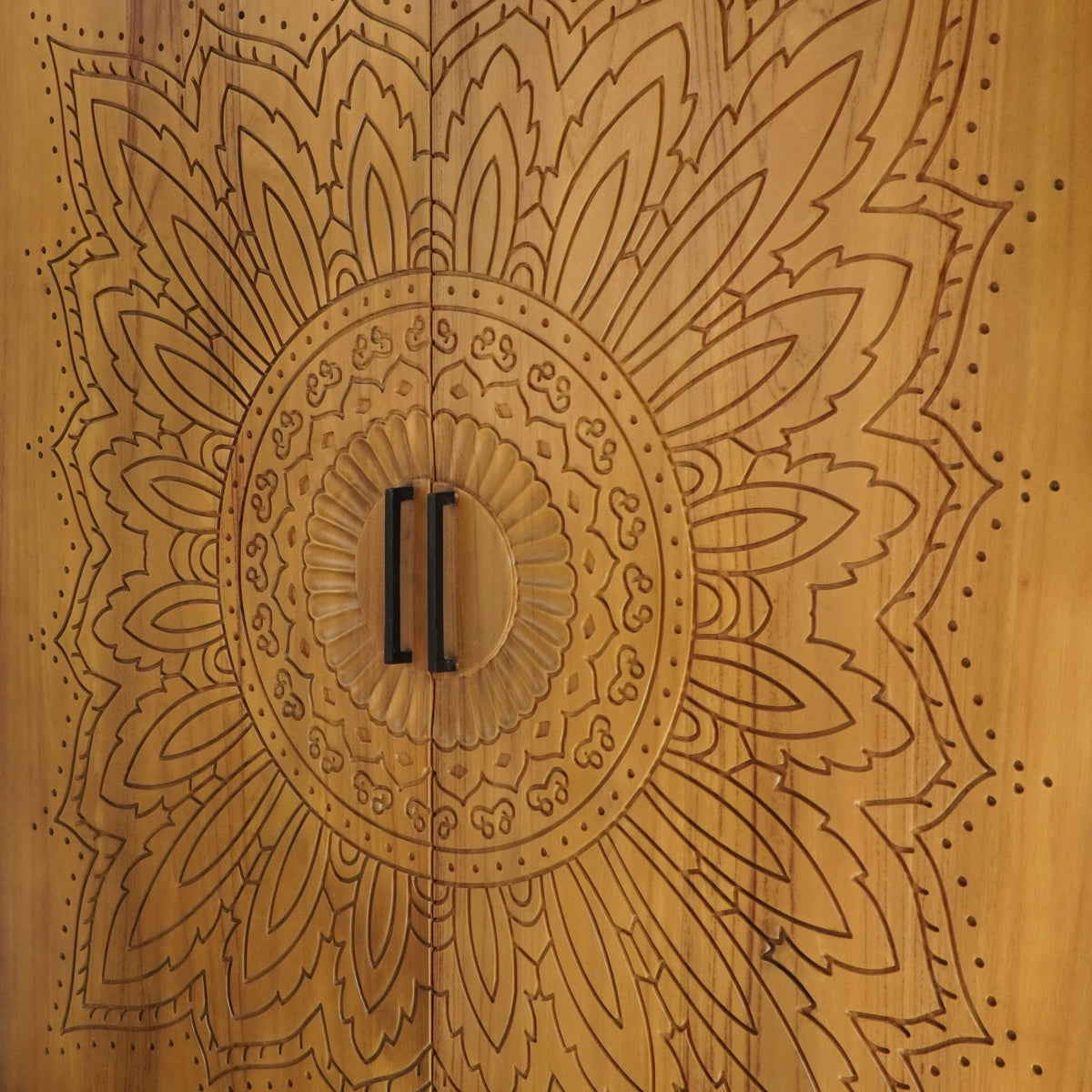 teak cabinet Sterling – boho decor handcrafted in Bali by BaliSouk (view 2)