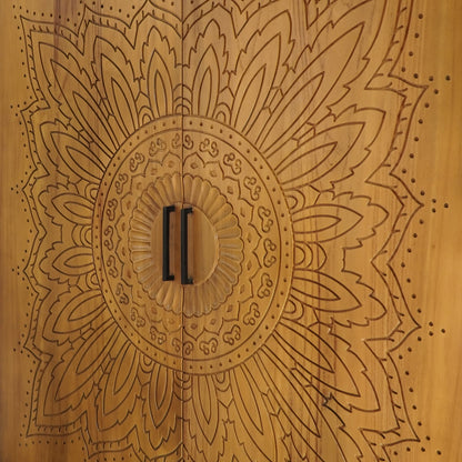 teak cabinet Sterling – boho decor handcrafted in Bali by BaliSouk (view 2)