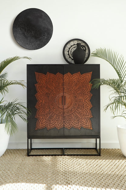 teak cabinet Sterling – boho decor handcrafted in Bali by BaliSouk (view 4)