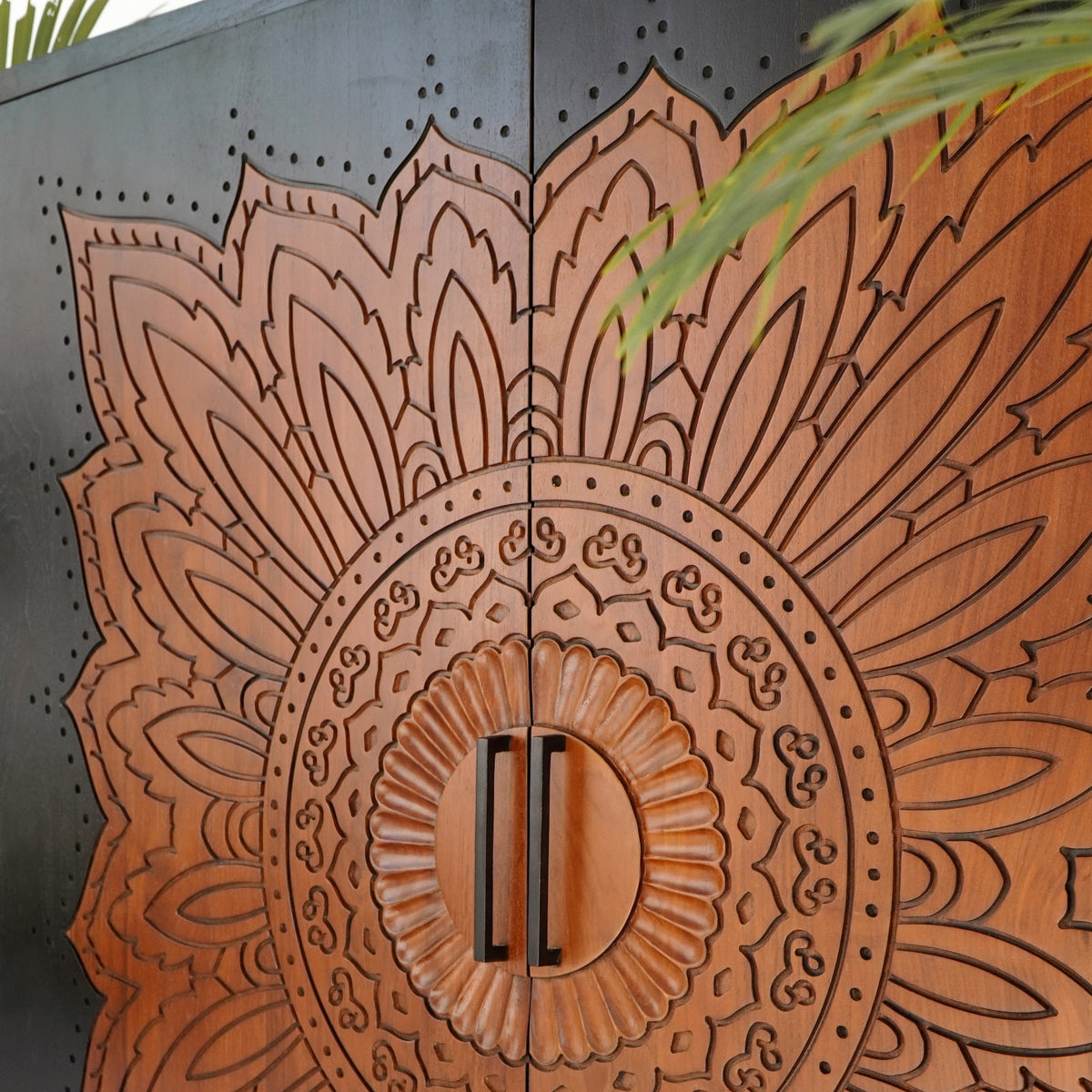 teak cabinet Sterling – boho decor handcrafted in Bali by BaliSouk (view 5)