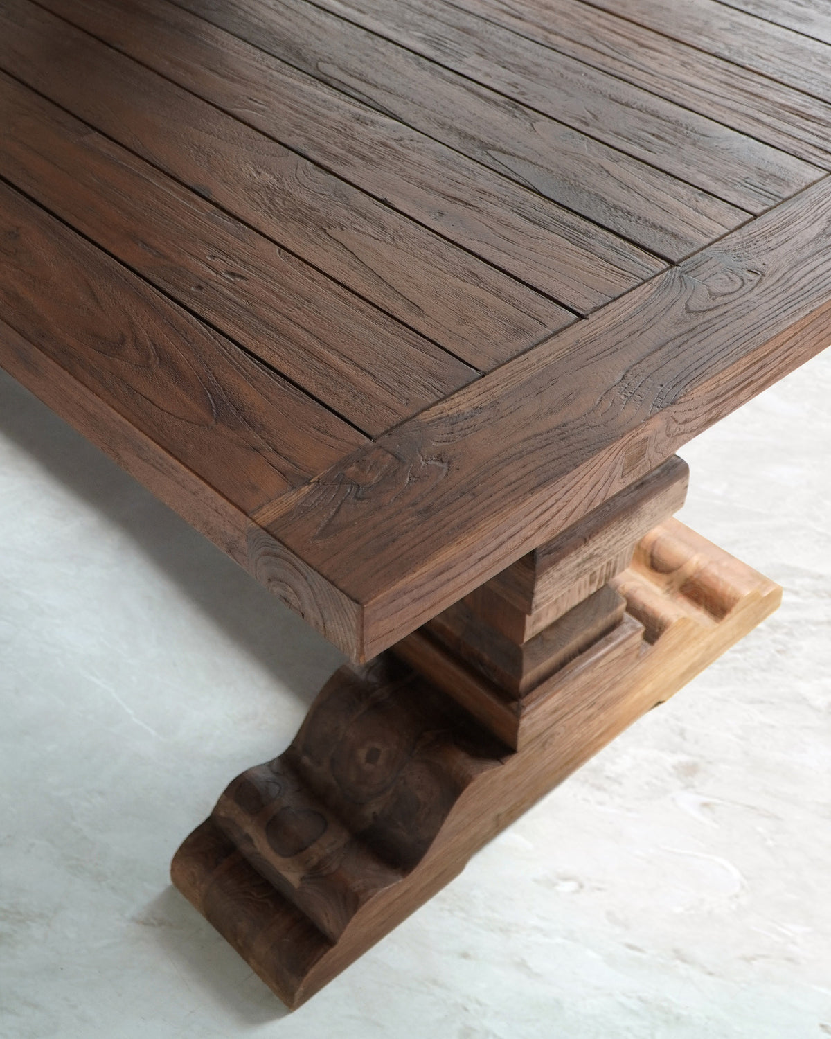 recycled teak table Texas – boho decor handcrafted in Bali by BaliSouk (view 3)