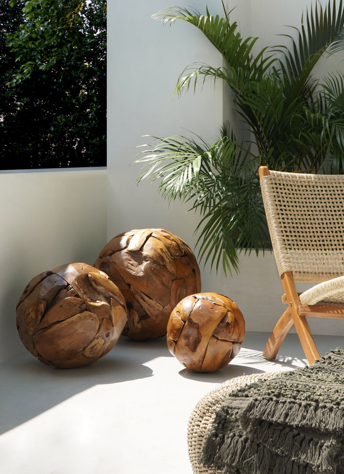 recycled teak decor Jurasic – boho decor handcrafted in Bali by BaliSouk