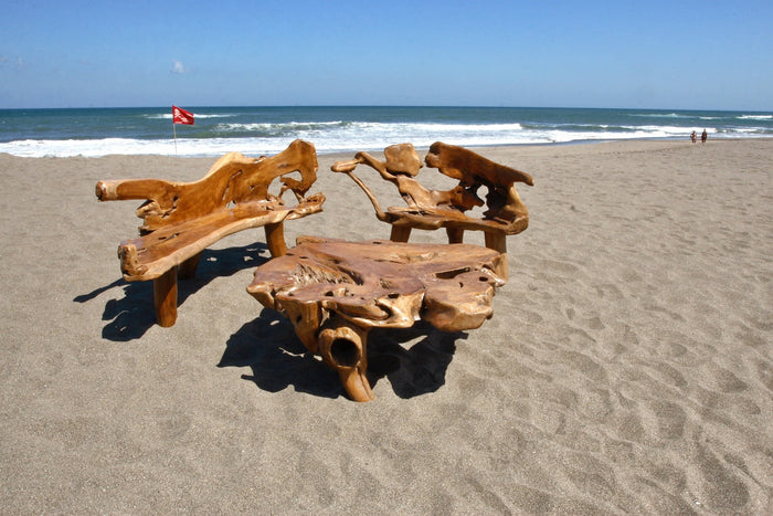 Teak root coffee table – Primitive – boho furniture handmade in Bali by BaliSouk