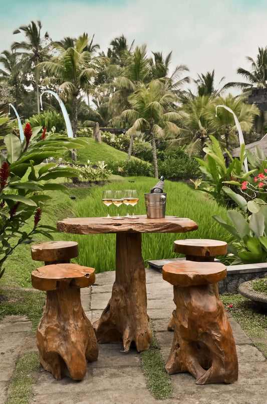 Bali Furniture – Primitive Bar Table – The Primitive Bar Table introduces an ef