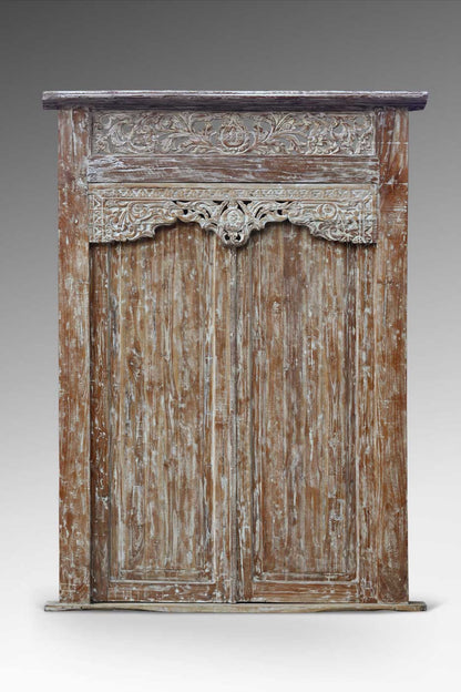 The Javanese carved door – natural materials, boho decor handmade in Bali