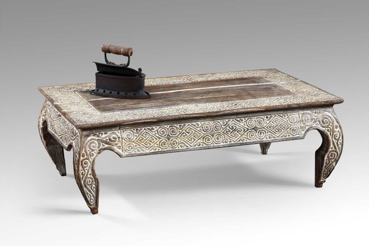 Carved Opium Coffee Table