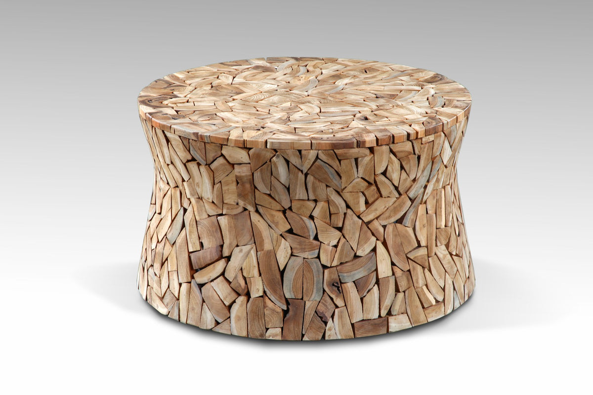 Hips coffee table in natural materials – handmade boho furniture from Bali