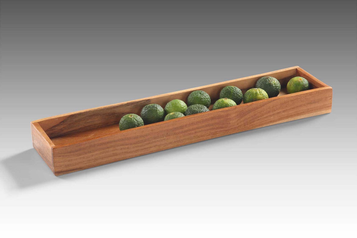 Handmade teak box – the Long Box, boho decor made in Bali