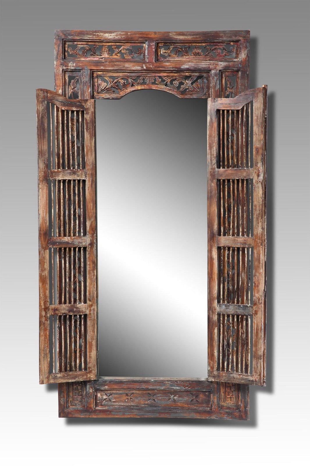 The Prison mirror – natural materials, boho decor handmade in Bali