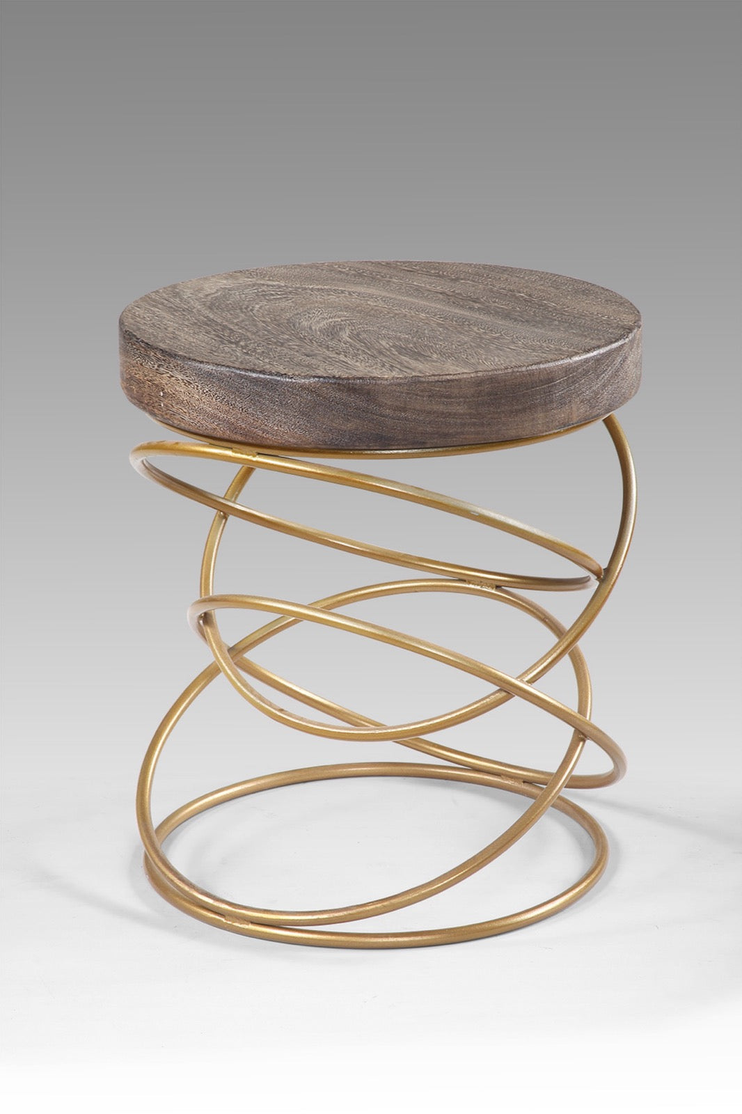 Suar wood side table Picasso – boho furniture handcrafted in Bali by BaliSouk