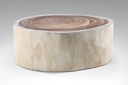 Suar wood coffee table Tyria – handmade in Bali, boho style