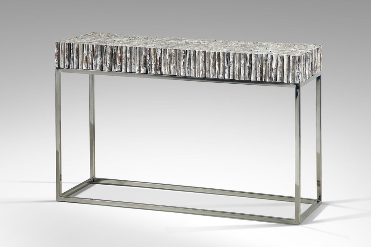 Teak branch console table Stickwood – boho furniture handcrafted in Bali by BaliSouk