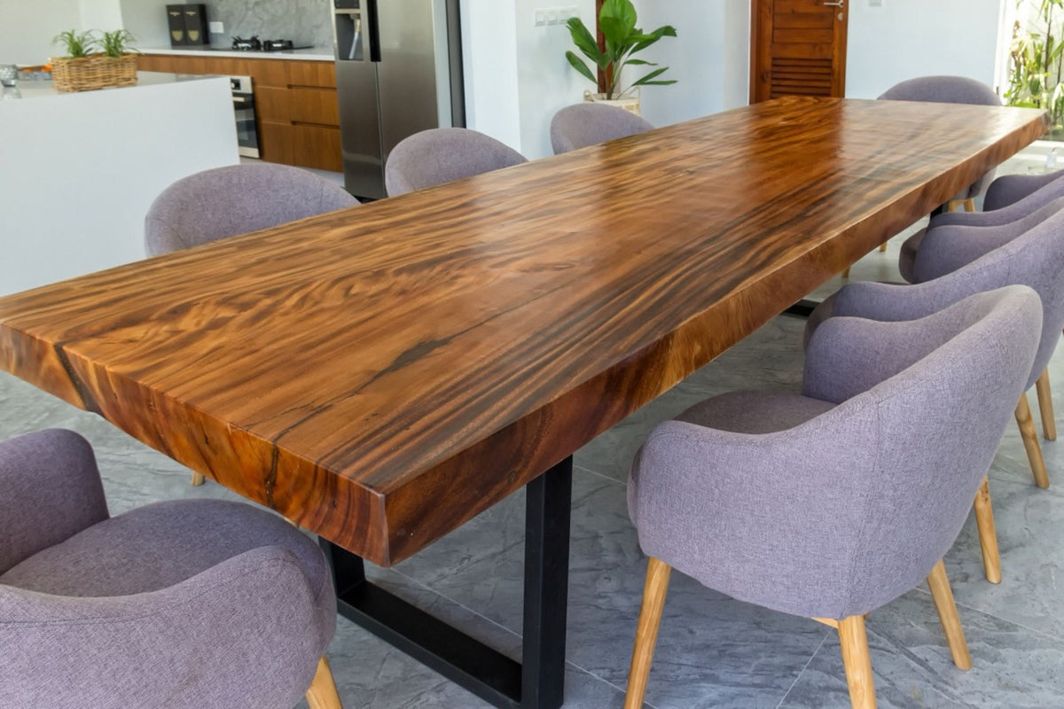 Suar wood table Dana Suar – boho furniture handcrafted in Bali by BaliSouk