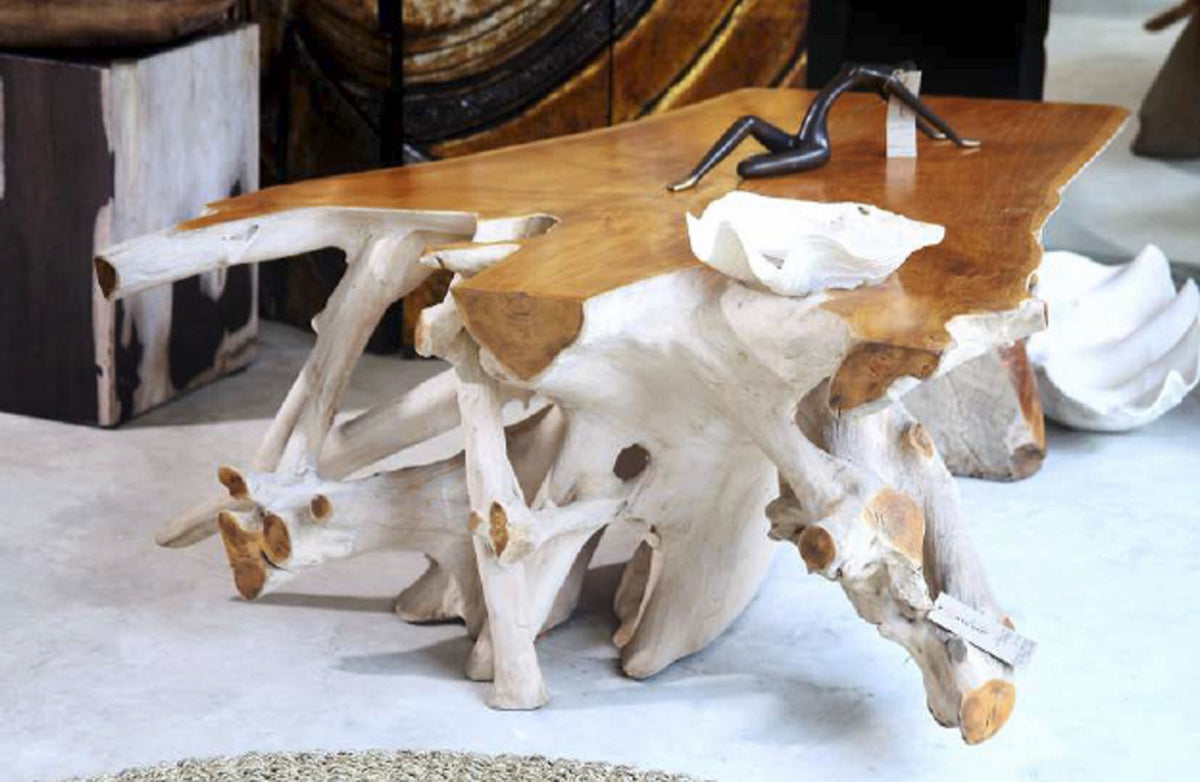 Spider coffee table by BaliSouk – boho furniture made in Bali