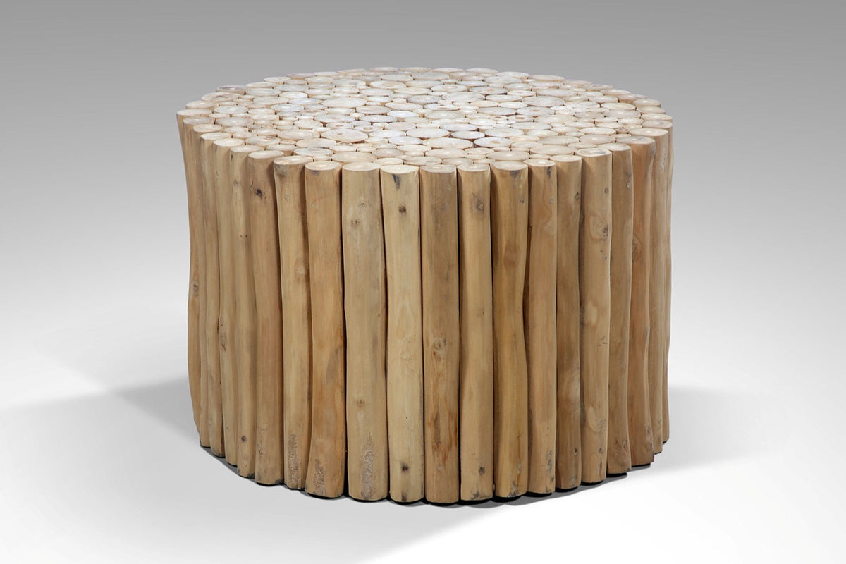 Teak branch coffee table – Java Stick, natural natural materials in boho style