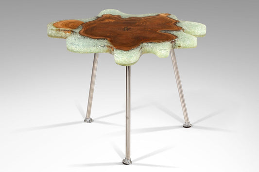 Ocean Wave Glaze Side Table