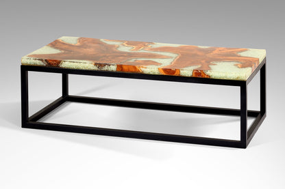Teak root coffee table Papillon Glaze – boho furniture handcrafted in Bali by BaliSouk
