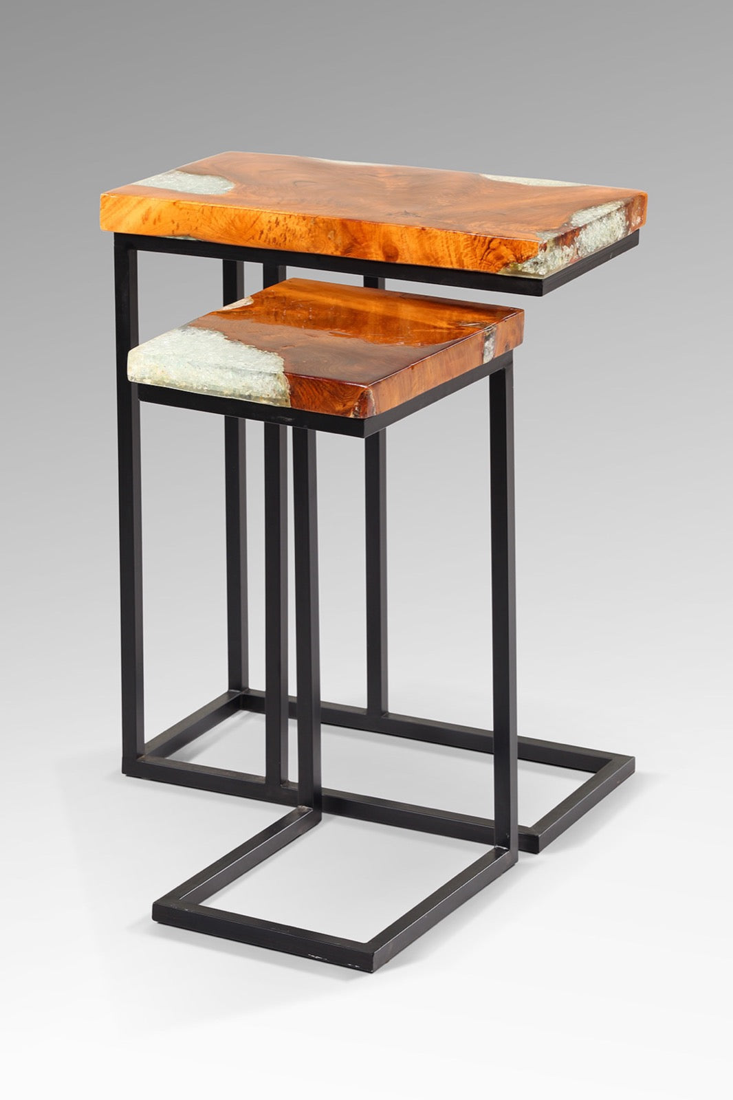 The Leana Glaze side table – natural materials, boho furniture handmade in Bali