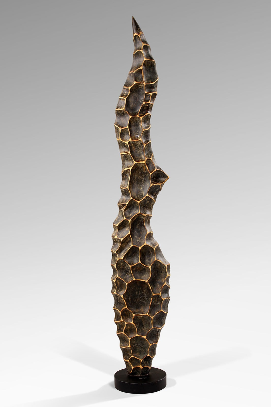 Teak decorative stand – D – boho decor handmade in Bali by BaliSouk