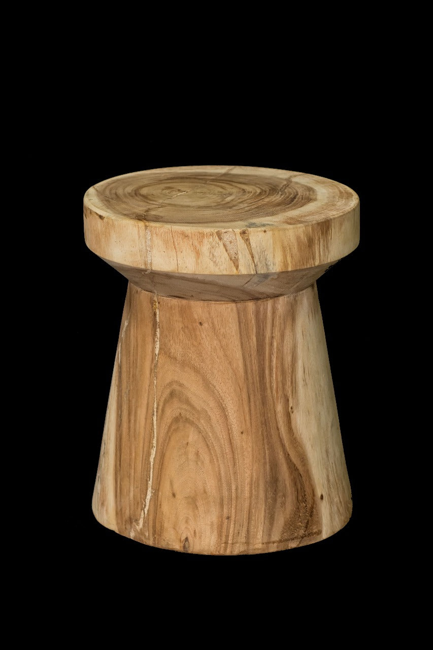 Suar wood side table – Bongo, natural natural materials in boho style