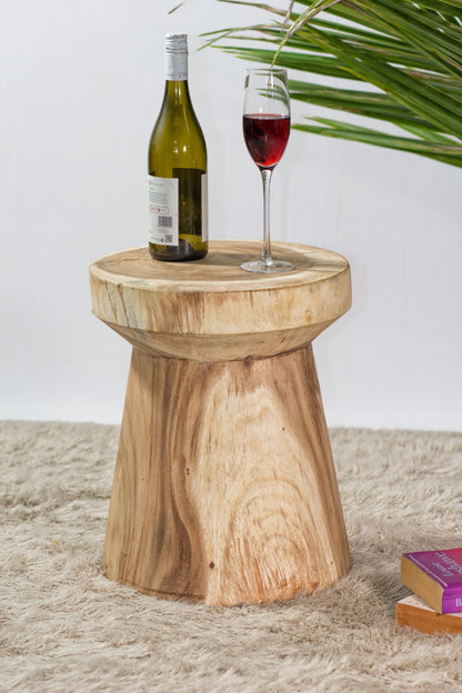 The Bongo side table – natural materials, boho furniture handmade in Bali