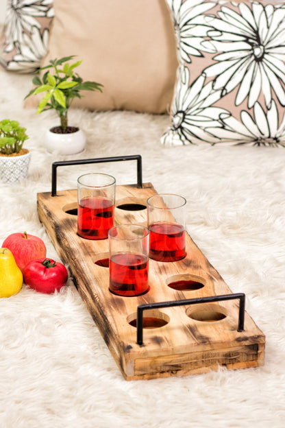 Teak beer holder – Beer Holder, natural natural materials in boho style