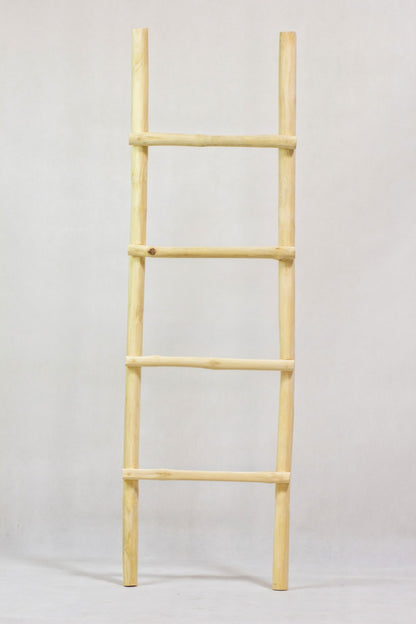 Teak towel rack – Kikka, natural natural materials in boho style