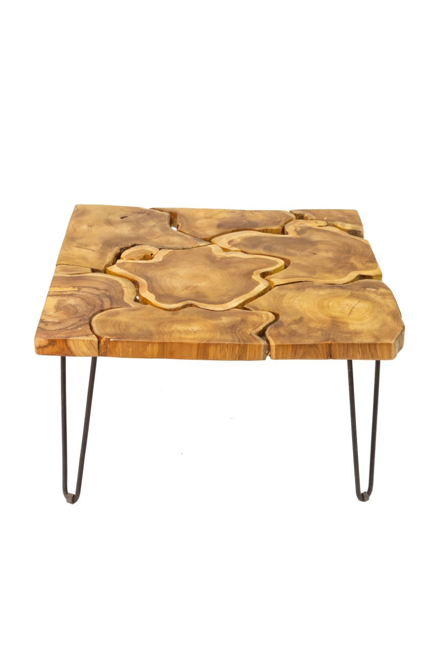 Tree Slices coffee table by BaliSouk – boho furniture made in Bali