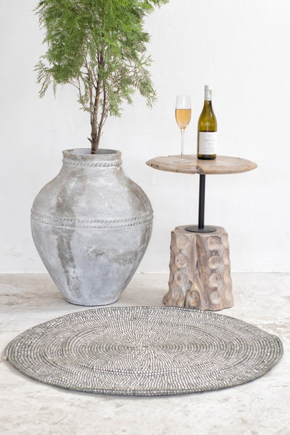 Kenzie – natural materials side table, boho furniture from Bali