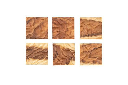 Boho suar wood wall decor piece Suar Not In, crafted by hand in Bali