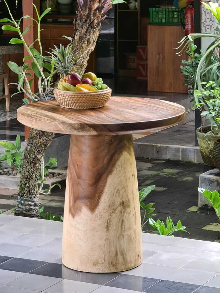 Bali Furniture – Doha Round Side Table – The Doha Round Side Table offers a calm,