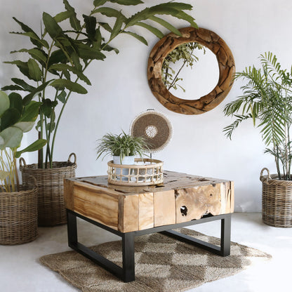 The Alabama coffee table – natural materials, boho furniture handmade in Bali