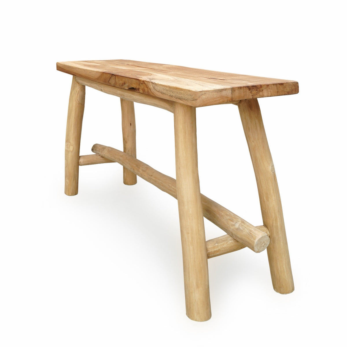Teak branch bench Pyke – handmade in Bali, boho style