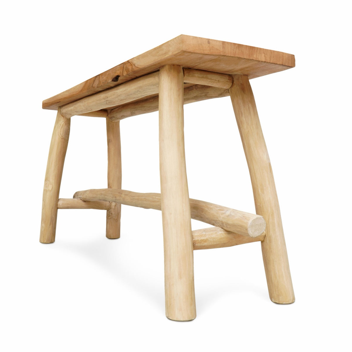 Teak branch bench – Pyke, natural natural materials in boho style
