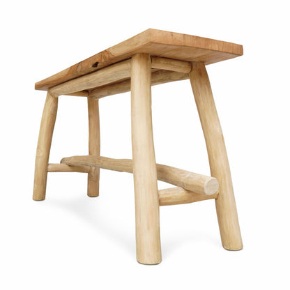 Teak branch bench – Pyke, natural natural materials in boho style