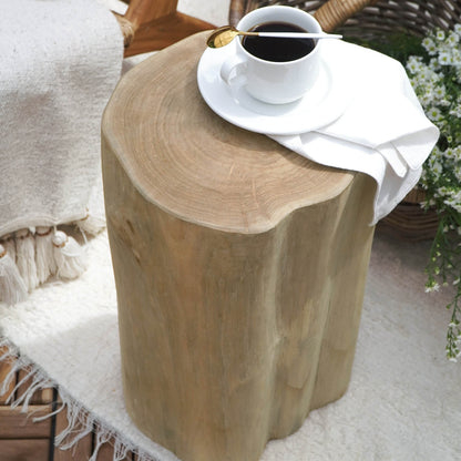 Bali Furniture – Stump Side Table – The Stump Side Table adds depth and char