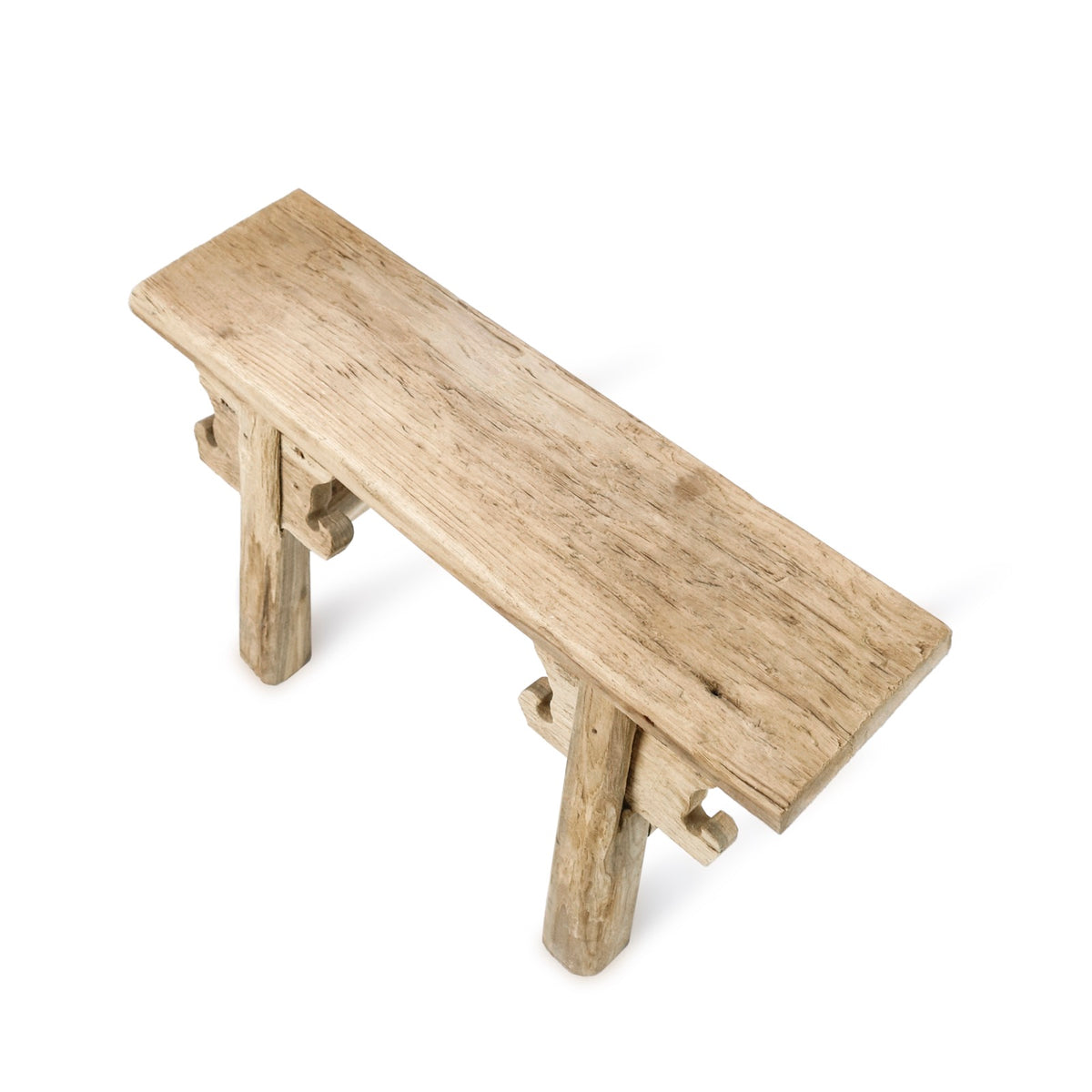 Recycled teak side table Mumbai – boho furniture, handwoven and handmade in Bali