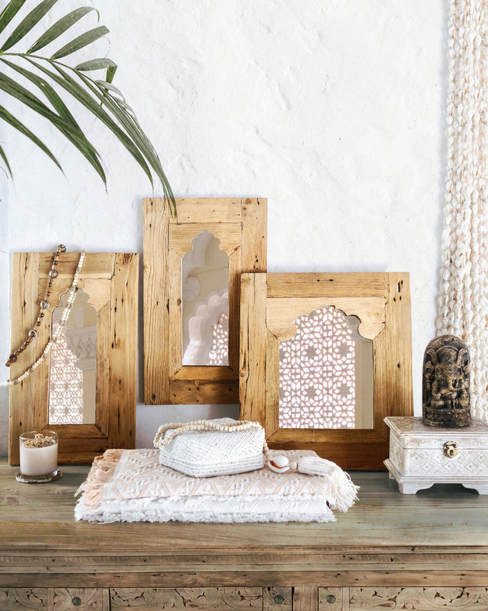 The Mumbai Photo frame – natural materials, boho decor handmade in Bali